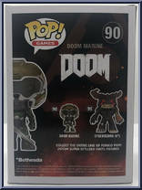 Doom Marine (White) from Doom - Pop! Vinyl Figures manufactured by Funko [Back]