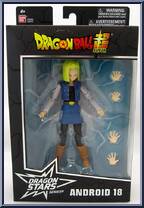 Android 18 from Dragon Ball Super - Dragon Stars - Series 12 manufactured by Bandai [Front]