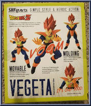 Vegeta from Dragon Ball Z - S.H. Figuarts - Basic Series manufactured by Bandai [Back]