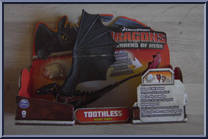 Toothless (Night Fury) from Dragons - Defenders of Berk - Basic Series manufactured by Spinmaster [Package]