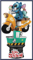 Lilo & Stitch Coin Ride from D-Stage - Lilo & Stitch manufactured by Beast Kingdom [Loose]