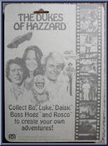 Sheriff Rosco Coltrane from Dukes of Hazzard - Basic Series manufactured by Mego [Back]
