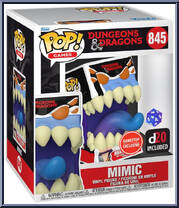 Mimic (6" Scale) (with D20) from Dungeons & Dragons - Pop! Vinyl Figures manufactured by Funko [Front]