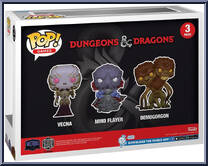 Vecna / Mind Flayer / Demogorgon from Dungeons & Dragons - Pop! Sets manufactured by Funko [Back]