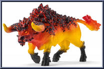 Fire Bull from Eldrador - Creatures manufactured by Schleich [Loose]