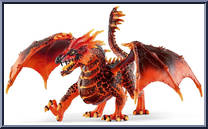 Lava Dragon from Eldrador - Creatures manufactured by Schleich [Loose]