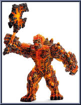 Lava Golem from Eldrador - Creatures manufactured by Schleich [Loose]