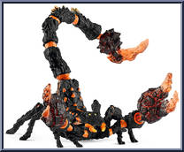 Lava Scorpion from Eldrador - Creatures manufactured by Schleich [Loose]