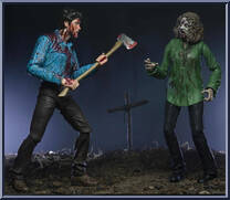 Bloody Ash & Cheryl from Evil Dead - Basic Series manufactured by Neca [Loose]