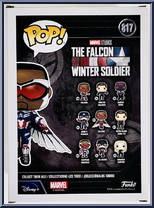 Captain America (Flying) from Falcon and the Winter Soldier - Pop! Vinyl Figures manufactured by Funko [Back]