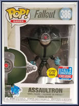 Assaultron (Invader Model) (Glow in the Dark) from Fallout - Pop! Vinyl Figures manufactured by Funko [Front]