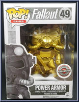 Power Armor (Gold) from Fallout - Pop! Vinyl Figures manufactured by Funko [Front]