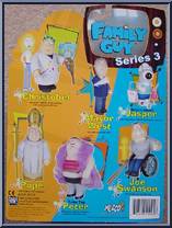 Pope from Family Guy - Series 3 manufactured by Mezco [Back]