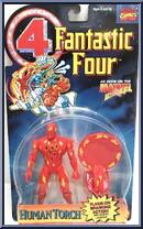 Human Torch (Sparking Action) from Fantastic Four - Series 2 manufactured by Toy Biz [Front]