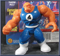 Thing (Rock Breaking Action Platform) from Fantastic Four - Series 4 manufactured by Toy Biz [Loose]