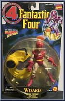 Wizard from Fantastic Four - Series 4 manufactured by Toy Biz [Front]