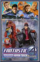 Human Torch (Snowboarding) from Fantastic Four - Movie - Series 3 manufactured by Toy Biz [Front]