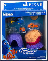 Dory, Marlin & Nemo from Featured Favorites - Finding Nemo manufactured by Mattel [Front]