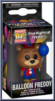 Balloon Freddy from Five Nights at Freddy's - Pop! Keychains manufactured by Funko [Front]