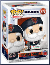 Bears Santa (Throwing) from Football - Holiday Pop! manufactured by Funko [Front]
