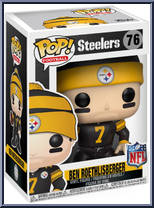 Ben Roethlisberger (Color Rush / Black) (Steelers) from Football - Pop! Vinyl Figures manufactured by Funko [Front]
