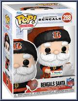 Bengals Santa from Football - Holiday Pop! manufactured by Funko [Front]