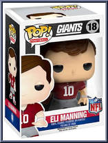 Eli Manning (Throwback Jersey) from Football - Pop! Vinyl Figures manufactured by Funko [Front]