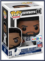Ezekiel Elliott (Color Rush / White) from Football - Pop! Vinyl Figures manufactured by Funko [Front]