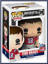 Tom Brady (Throwback Jersey) from Football - Pop! Vinyl Figures manufactured by Funko [Front]