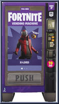 X-Lord from Fortnite - Vending Machines manufactured by Jazwares [Front]