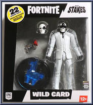 Wild Card (Black) from Fortnite - Basic Series manufactured by McFarlane [Front]