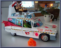 Ecto-1A from Ghostbusters - The Real - Vehicles manufactured by Kenner [Loose]