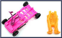 Janine Melnitz (Stretch Ghost) from Ghostbusters - The Real - Power Pack Heroes manufactured by Kenner [Loose]