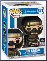 Jin Sakai (Bloody) from Ghost of Tsushima - Pop! Vinyl Figures manufactured by Funko [Front]