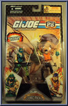 Copperhead / Shipwreck from G.I. Joe - 25th Anniversary - Comic 2-Packs - Wave  4 manufactured by Hasbro [Front]