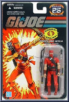 Red Ninja from G.I. Joe - 25th Anniversary - Wave  3 manufactured by Hasbro [Front]