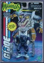 Iguanas from G.I. Joe - A Real American Hero - Series 2 - Manimals manufactured by Hasbro [Front]