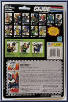 Destro from G.I. Joe - Classic Collection - Series 11 manufactured by Hasbro [Back]