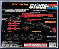 Night Storm from G.I. Joe - Classic Collection - Night Force - Accessories manufactured by Hasbro [Back]