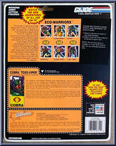 Toxo-Viper from G.I. Joe - Classic Collection - Series 10 - Eco Warriors manufactured by Hasbro [Back]