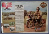 U.S. Army Courier & WLA 45 Harley-Davidson from G.I. Joe - Classic Collection 12" Scale - 35 Years manufactured by Hasbro [Back]