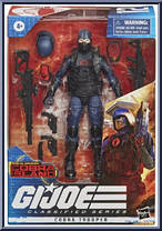 Cobra Trooper from G.I. Joe - Classified - Cobra Island manufactured by Hasbro [Front]