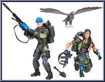 Low-Light, Spirit Iron-Knife & Nivol from G.I. Joe - Classified - Mad Marauders manufactured by Hasbro [Loose]