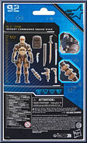 Snake Eyes (Desert Commando) from G.I. Joe - Classified - Basic Series manufactured by Hasbro [Back]