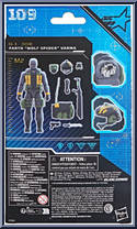Parth "Wolf Spider" Varma from G.I. Joe - Classified - Night Force manufactured by Hasbro [Back]