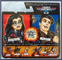 Baroness / Flint from G.I. Joe - Combat Heroes - Wave 2 manufactured by Hasbro [Back]