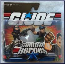 Baroness / Flint from G.I. Joe - Combat Heroes - Wave 2 manufactured by Hasbro [Front]