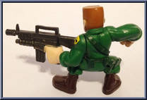 Duke from G.I. Joe - Combat Heroes - Basic Series manufactured by Hasbro [Loose]