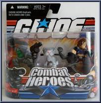 Snake Eyes & Timber / Zartan from G.I. Joe - Combat Heroes - Wave 1 manufactured by Hasbro [Front]