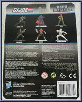 6-Pack from G.I. Joe - Nano MetalFigs - Basic Series manufactured by Jada Toys [Back]